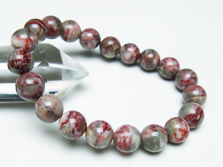 シナバークォーツ　賢者の石 ブレスレット 10mm [t34-13244] 1枚目