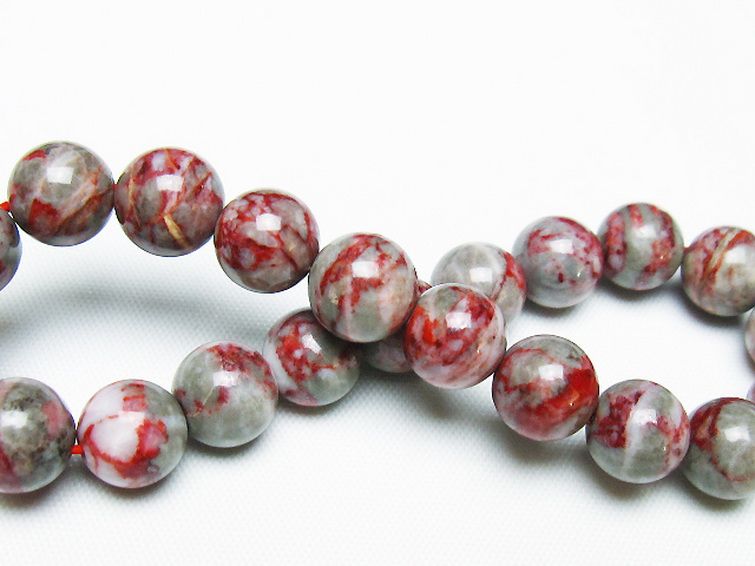 シナバークォーツ　賢者の石 ブレスレット 9mm [t34-13246] 2枚目