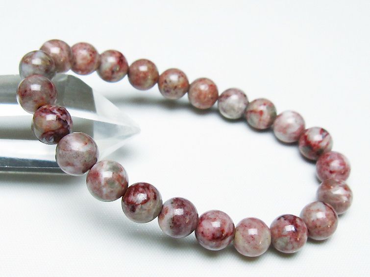 シナバークォーツ　賢者の石 ブレスレット 8mm [t34-13251] 1枚目