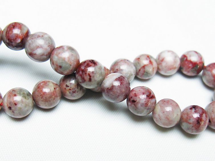 シナバークォーツ　賢者の石 ブレスレット 8mm [t34-13251] 2枚目