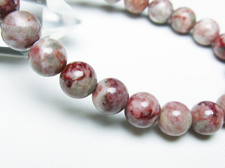 シナバークォーツ　賢者の石 ブレスレット 8mm [t34-13251] 3枚目