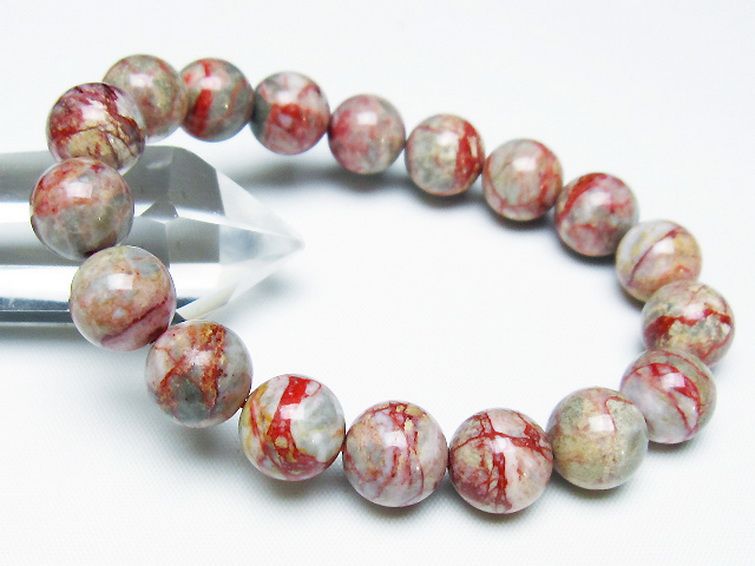 シナバークォーツ　賢者の石 ブレスレット 12mm [t34-13254] 1枚目