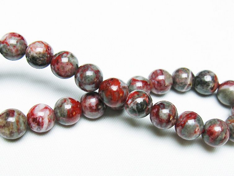 シナバークォーツ　賢者の石 ブレスレット 8mm [t34-13255] 2枚目