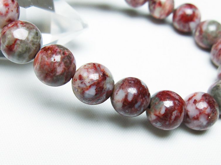 シナバークォーツ　賢者の石 ブレスレット 10mm [t34-13260] 3枚目