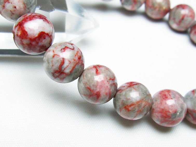 シナバークォーツ　賢者の石 ブレスレット 11mm [t34-13265] 3枚目