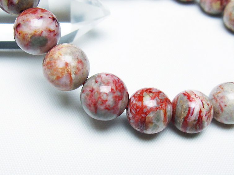 シナバークォーツ　賢者の石 ブレスレット 11mm [t34-13267] 3枚目