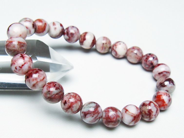 シナバークォーツ　賢者の石 ブレスレット 9mm [t34-13271] 1枚目