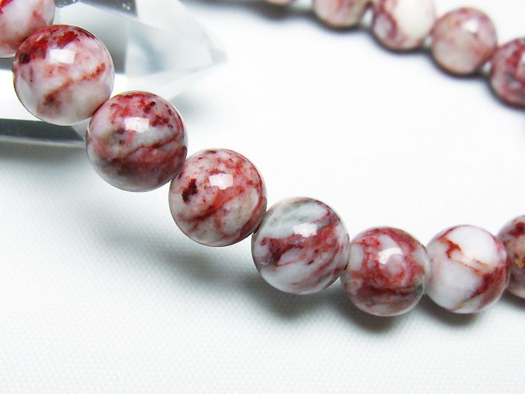 シナバークォーツ　賢者の石 ブレスレット 9mm [t34-13271] 3枚目