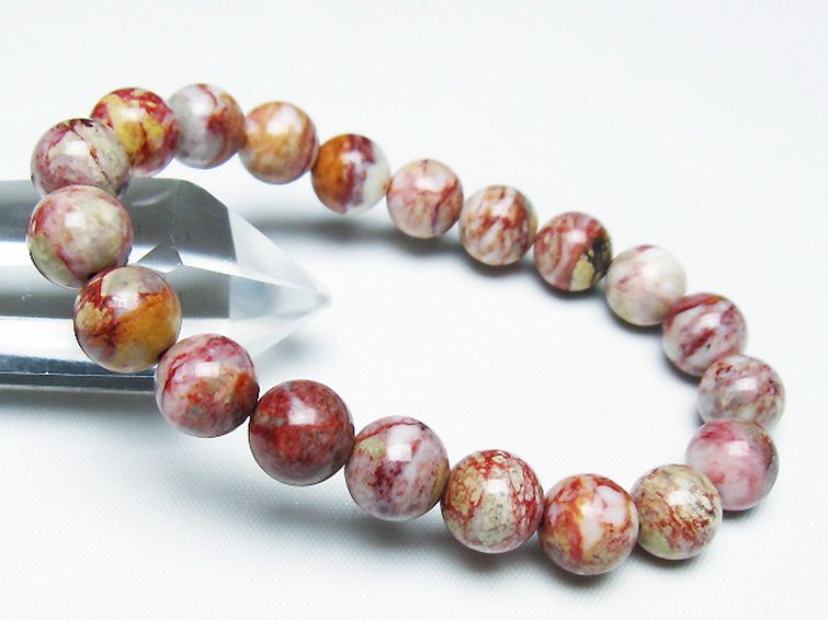 シナバークォーツ　賢者の石 ブレスレット 10mm [t34-13283] 1枚目