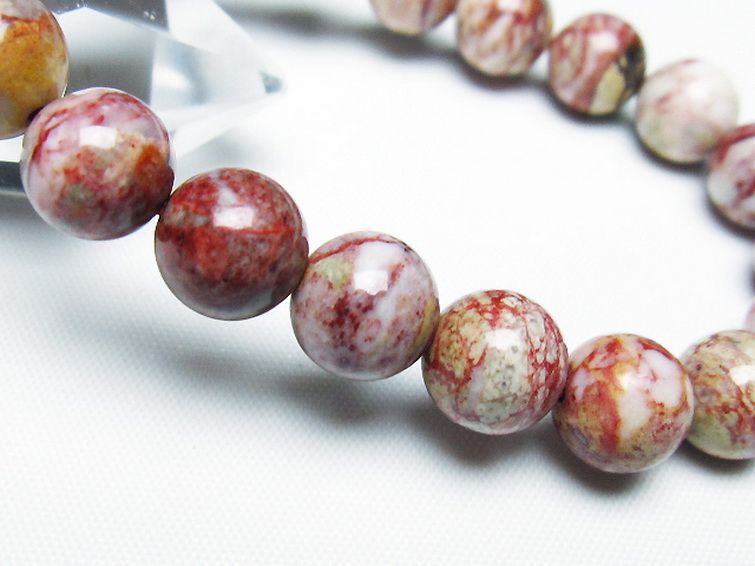 シナバークォーツ　賢者の石 ブレスレット 10mm [t34-13283] 3枚目