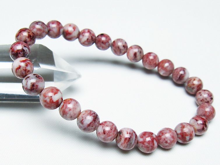 シナバークォーツ　賢者の石 ブレスレット 8mm [t34-13290] 1枚目