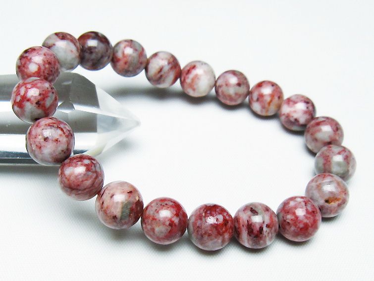 シナバークォーツ　賢者の石 ブレスレット 10mm [t34-13296] 1枚目