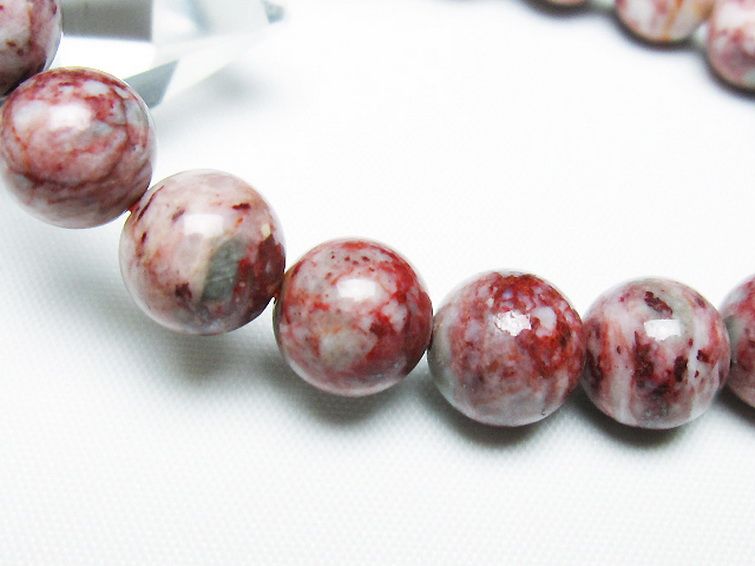 シナバークォーツ　賢者の石 ブレスレット 10mm [t34-13296] 3枚目