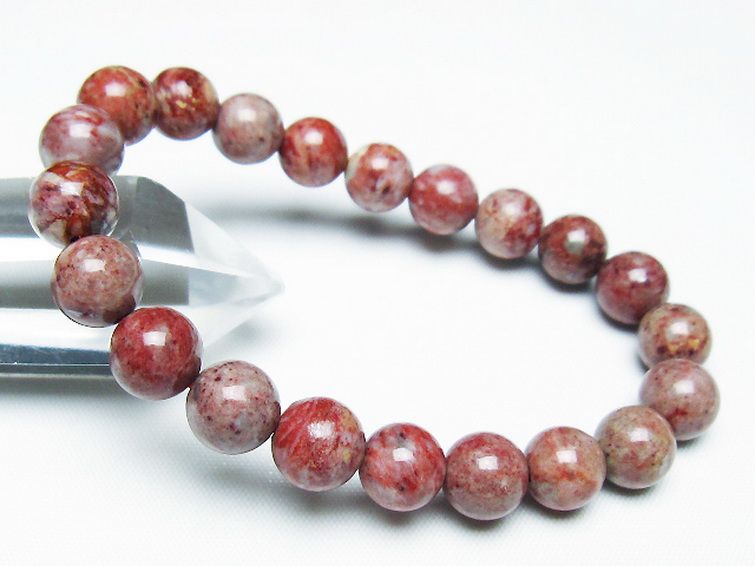 シナバークォーツ　賢者の石 ブレスレット 9mm [t34-13305] 1枚目