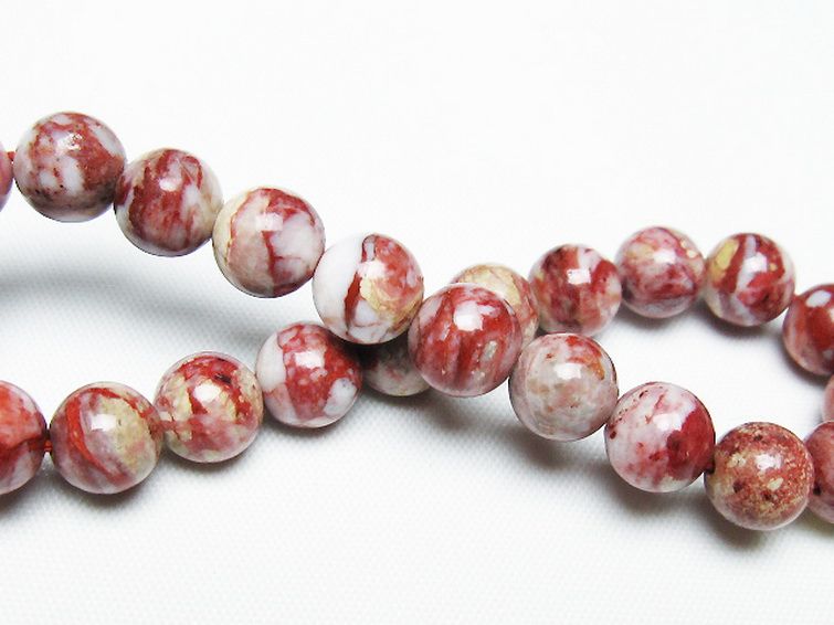 シナバークォーツ　賢者の石 ブレスレット 8mm [t34-13307] 2枚目