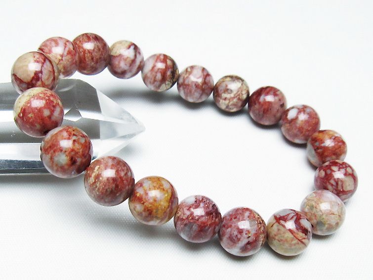 シナバークォーツ　賢者の石 ブレスレット 10mm [t34-13310] 1枚目