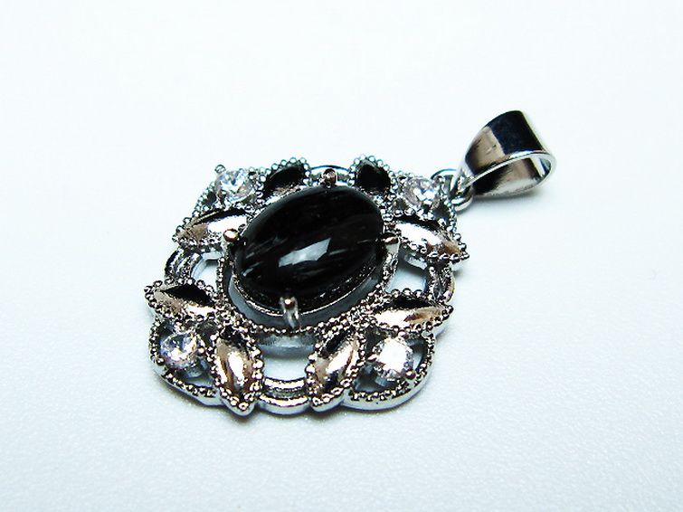 ブラックルチルクォーツ ペンダント [t343-1560] 3枚目