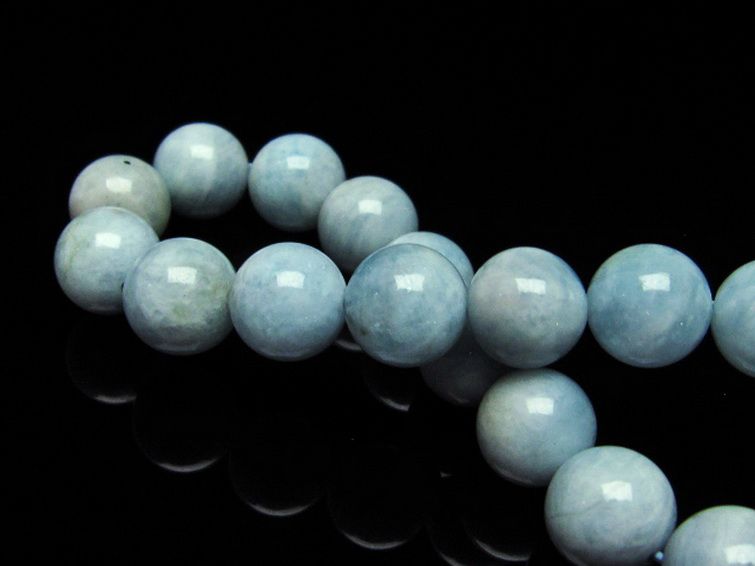 アクアマリン ブレスレット 12mm [T35-17803] 2枚目