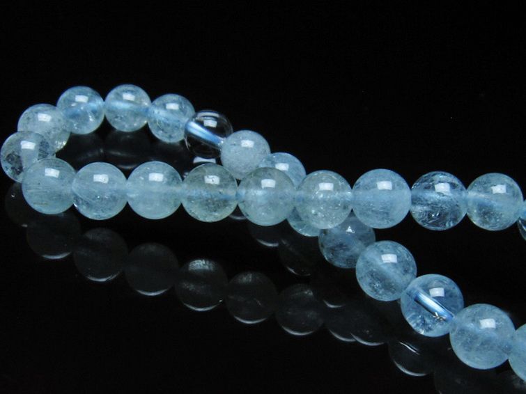 アクアマリン ブレスレット 6mm [T35-20086] 2枚目