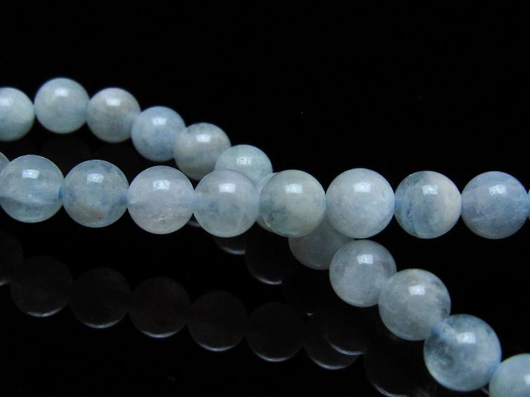 アクアマリン ブレスレット 6mm [t35-20278] 2枚目