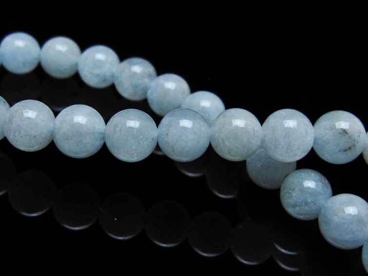 アクアマリン ブレスレット 6mm [T35-20279] 2枚目