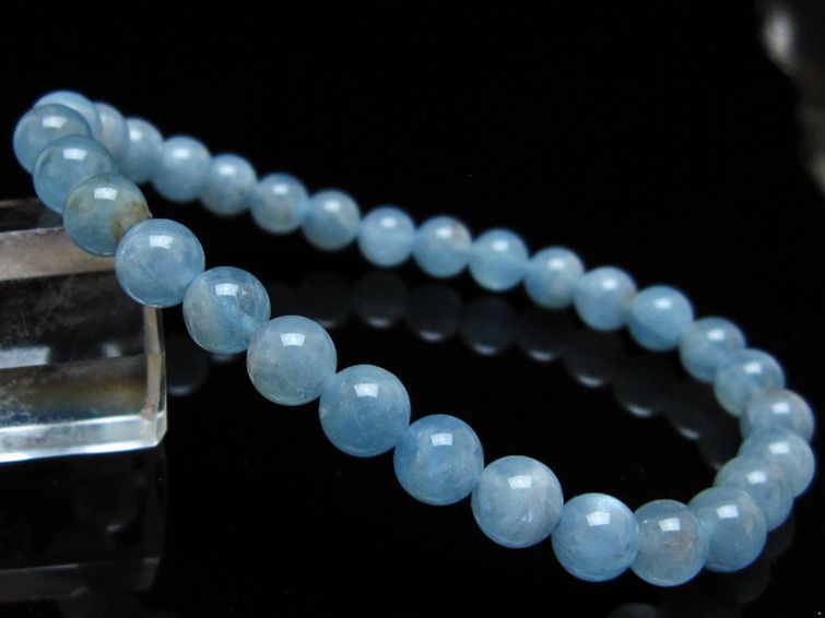 アクアマリン ブレスレット 6mm [T35-20301] 1枚目