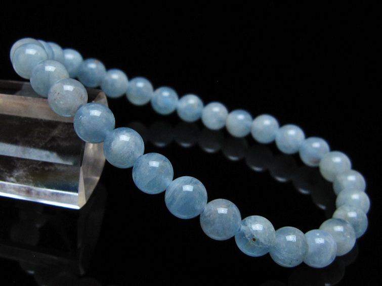 アクアマリン ブレスレット 6mm [T35-20307] 1枚目