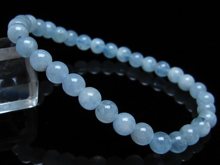 アクアマリン ブレスレット 6mm [T35-20311] 1枚目