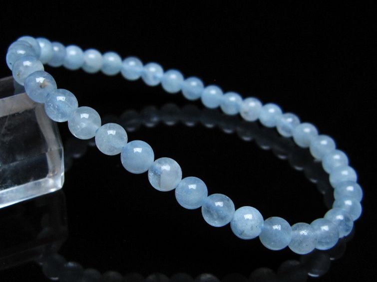 アクアマリン ブレスレット 5mm [T35-20327] 1枚目