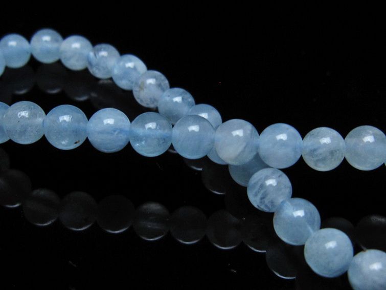 アクアマリン ブレスレット 5mm [T35-20327] 2枚目