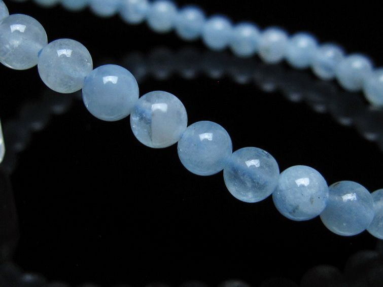アクアマリン ブレスレット 5mm [T35-20327] 3枚目