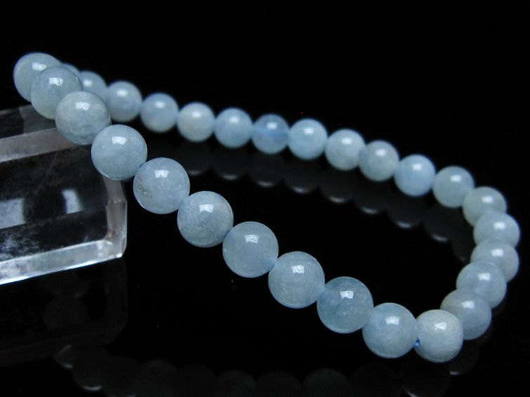アクアマリン ブレスレット 6mm [T35-20334] 1枚目