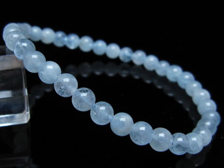 アクアマリン ブレスレット 5mm [T35-20338] 1枚目