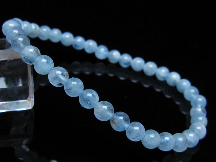 アクアマリン ブレスレット 5mm [T35-20339] 1枚目