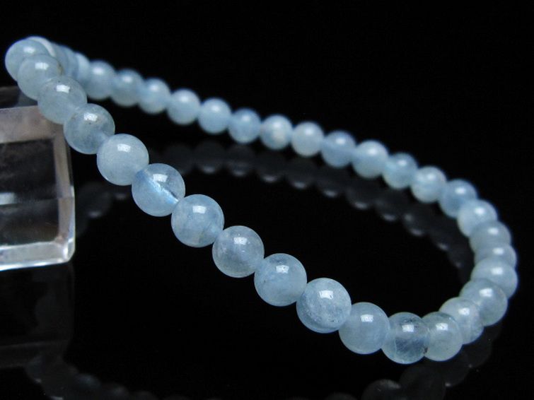 アクアマリン ブレスレット 5mm [T35-20353] 1枚目