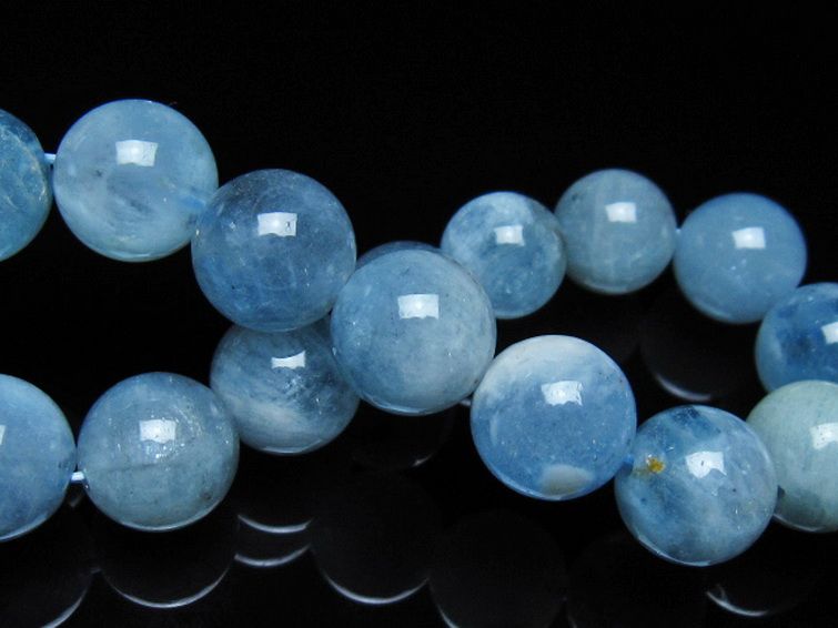 アクアマリン ブレスレット 13mm [T35-20619] 2枚目