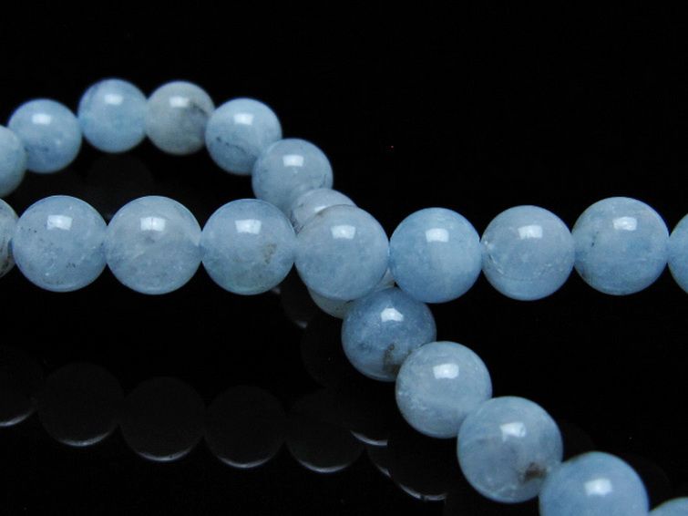 アクアマリン ブレスレット 6mm [t35-20729] 2枚目