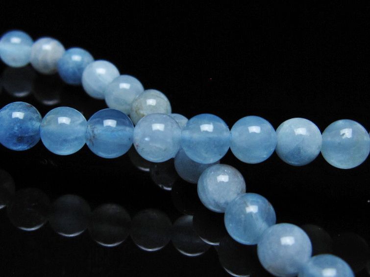 アクアマリン ブレスレット 5mm [t35-20731] 2枚目
