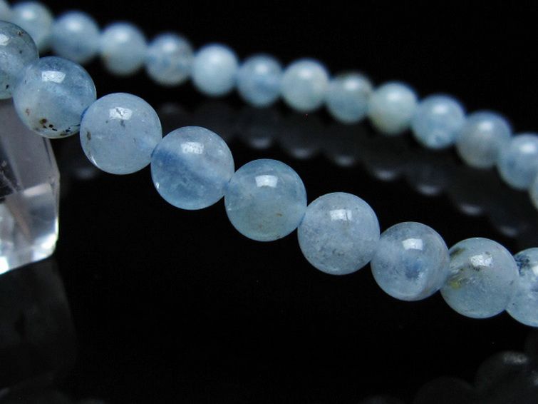 アクアマリン ブレスレット 6mm [t35-20732] 3枚目