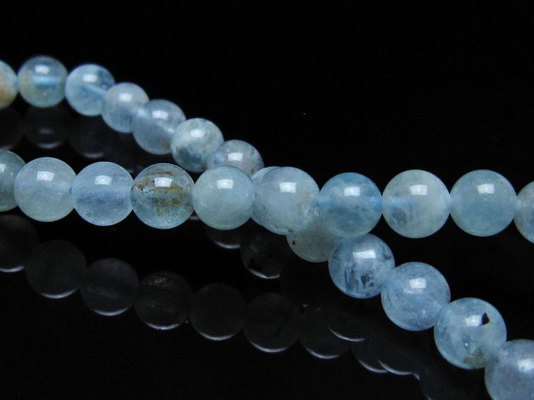 アクアマリン ブレスレット 6mm [t35-20733] 2枚目