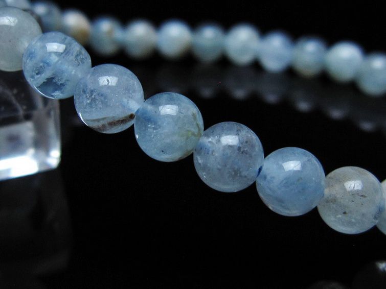 アクアマリン ブレスレット 6mm [t35-20733] 3枚目