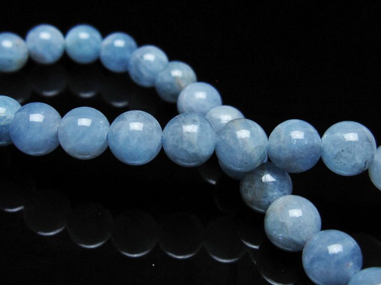 アクアマリン ブレスレット 6mm [t35-20744] 2枚目