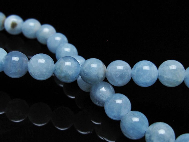 アクアマリン ブレスレット 6mm [t35-20746] 2枚目