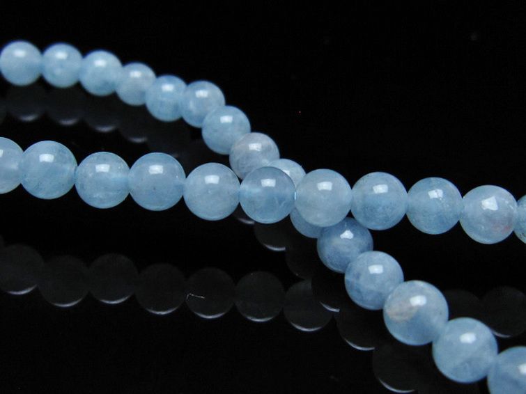 アクアマリン ブレスレット 5mm [t35-20749] 2枚目