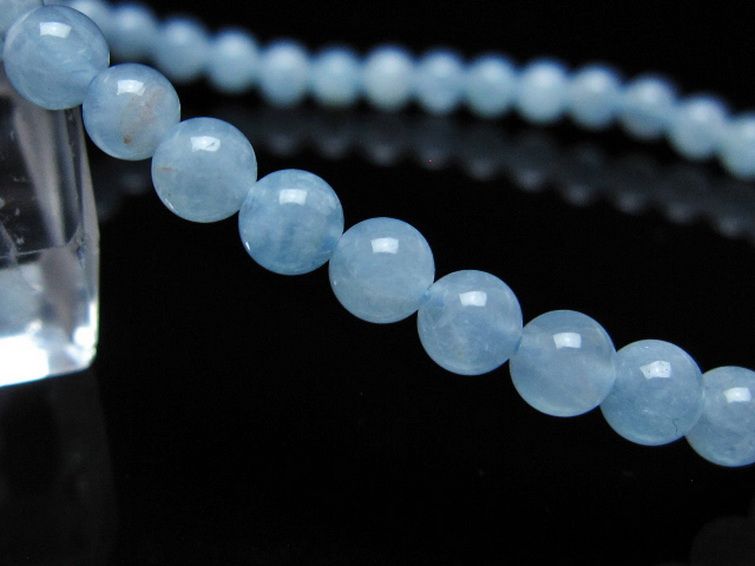 アクアマリン ブレスレット 5mm [t35-20749] 3枚目