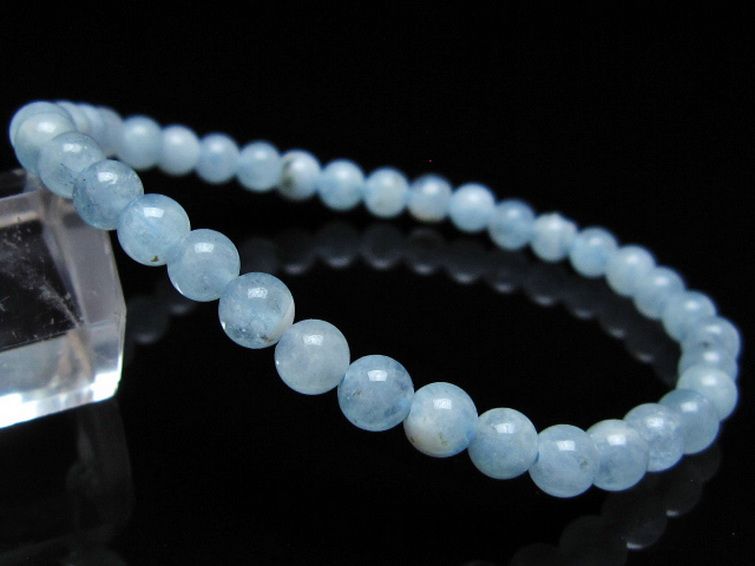 アクアマリン ブレスレット 5mm [t35-20753] 1枚目