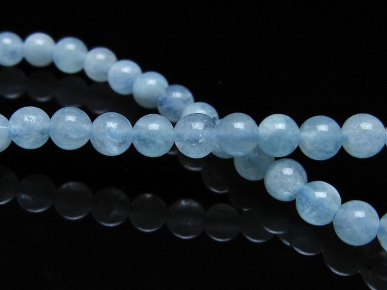 アクアマリン ブレスレット 5mm [t35-20753] 2枚目