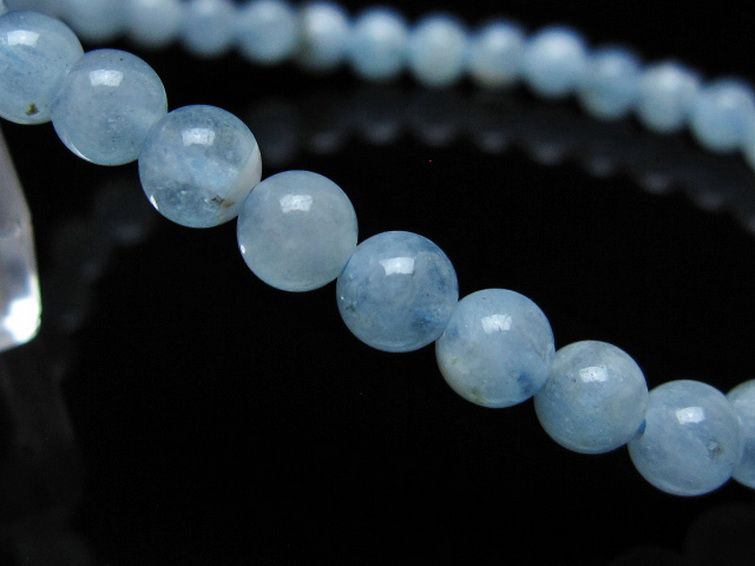 アクアマリン ブレスレット 5mm [t35-20753] 3枚目
