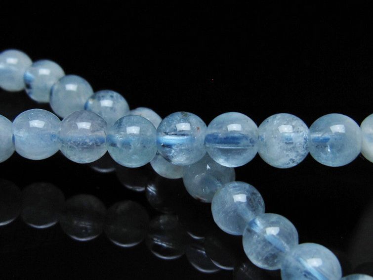 アクアマリン ブレスレット 6mm [t35-20764] 2枚目