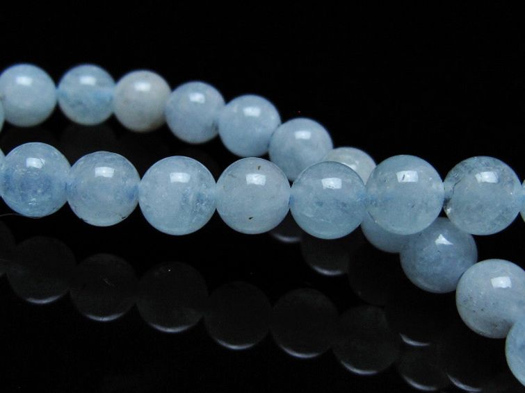 アクアマリン ブレスレット 6mm [t35-20767] 2枚目